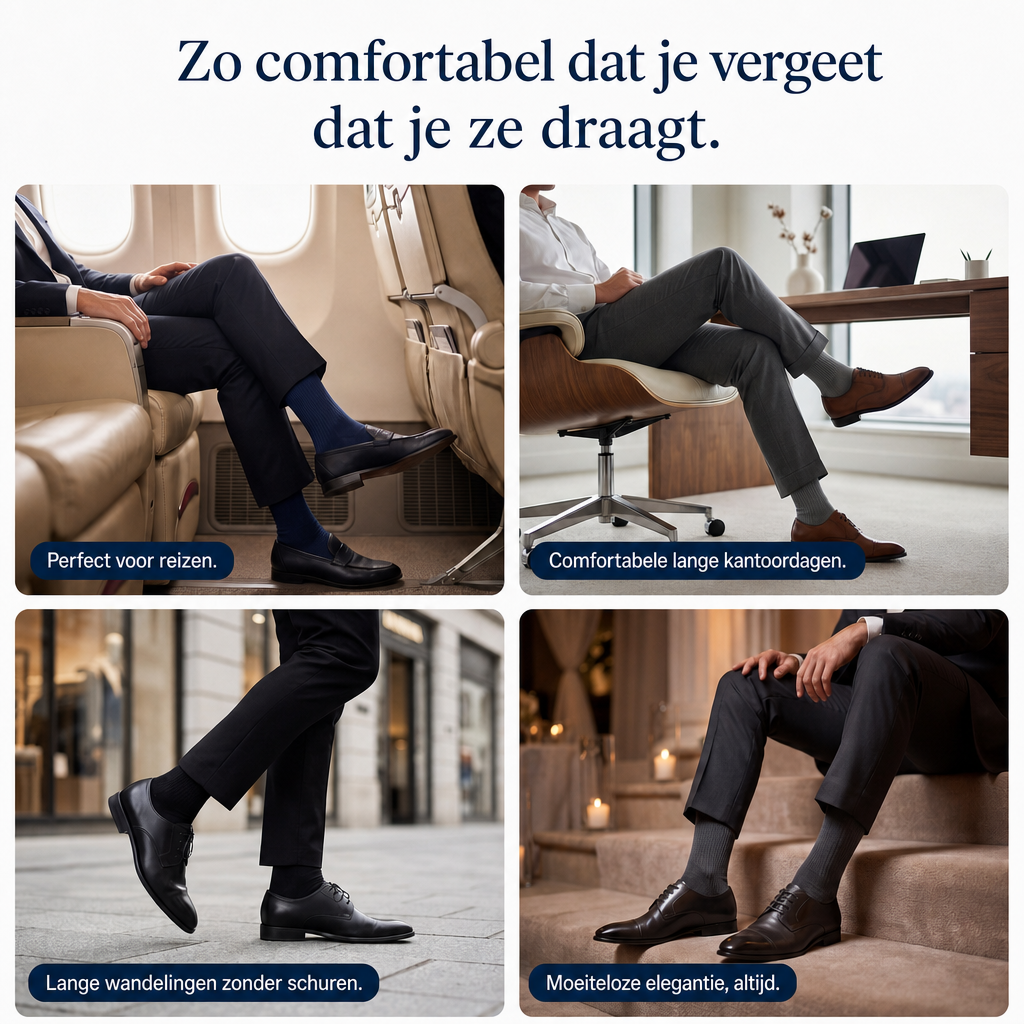 Nordvella premium zijden sokken