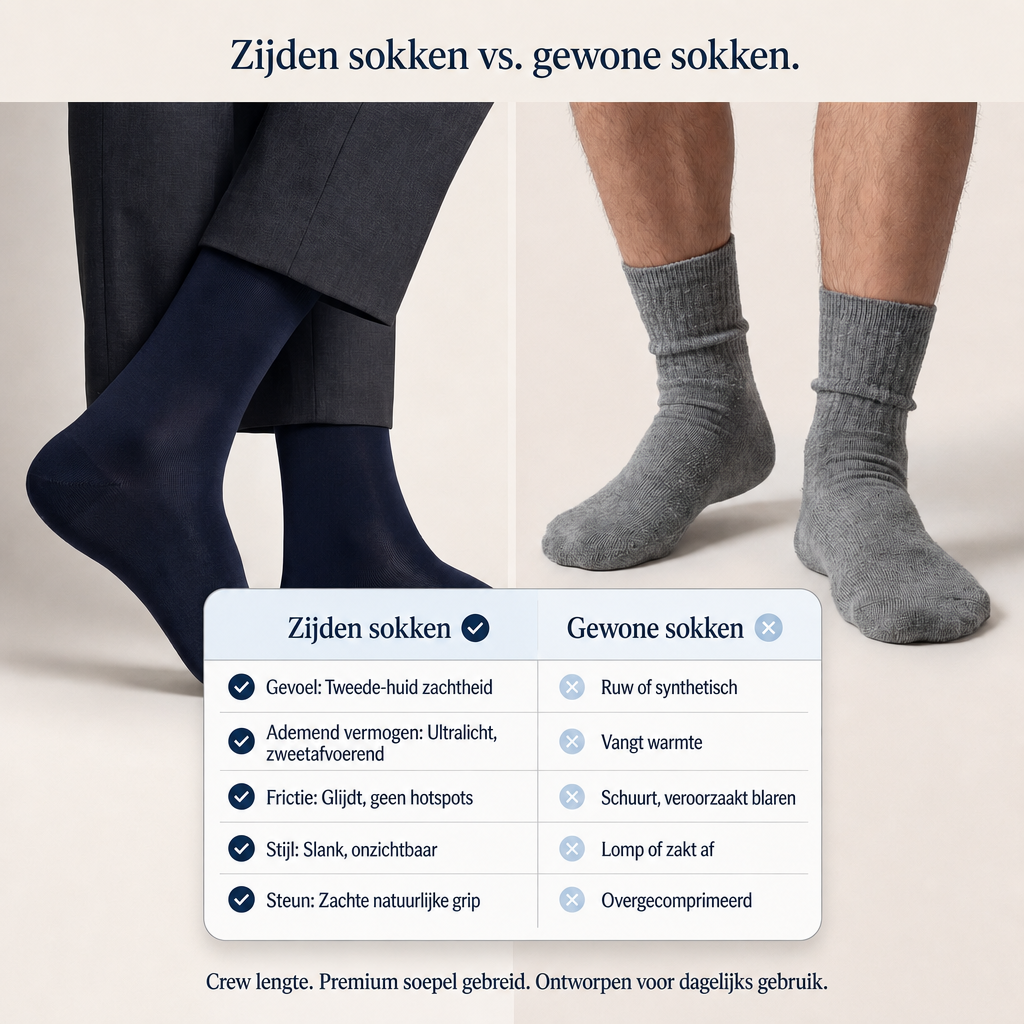 Nordvella premium zijden sokken