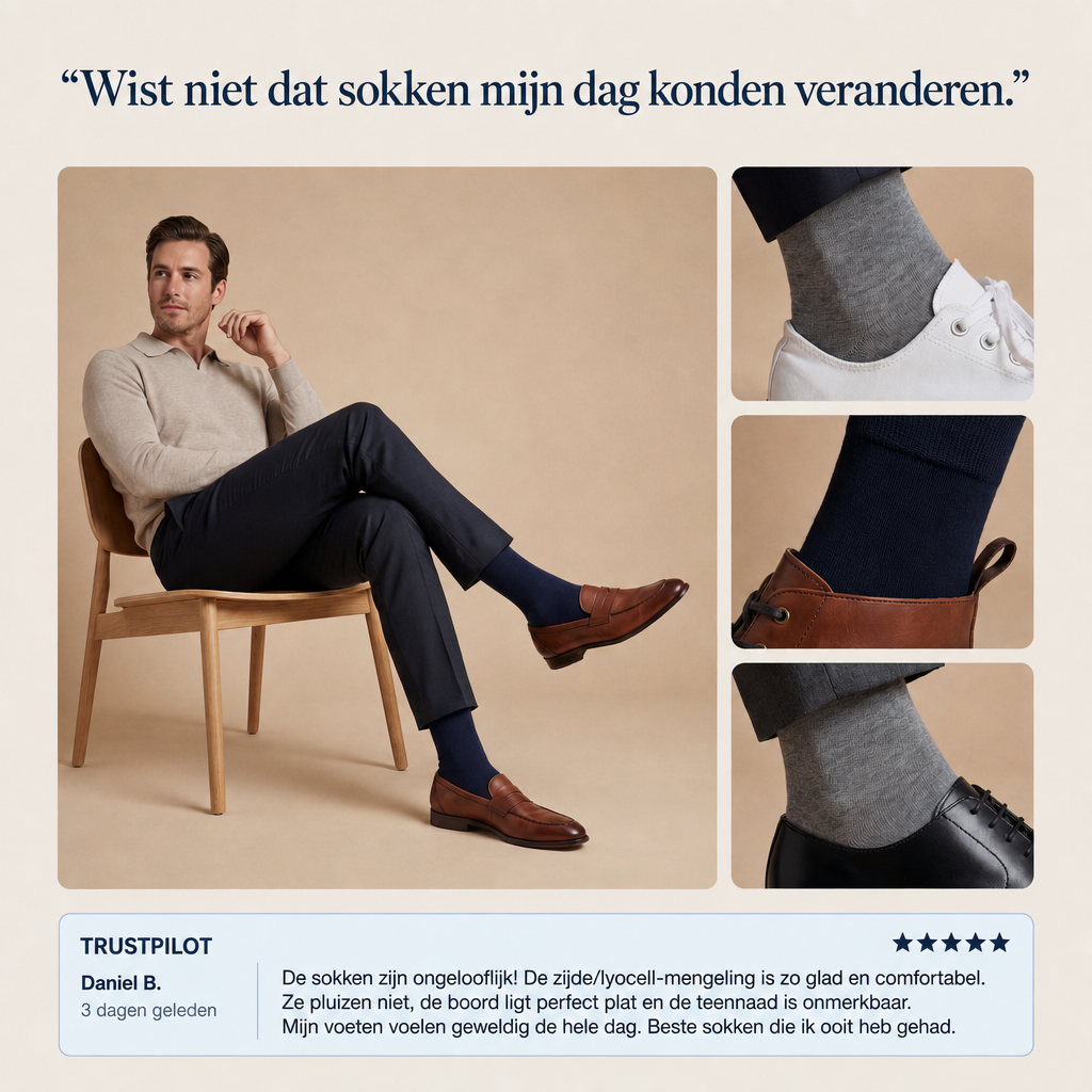 Nordvella premium zijden sokken