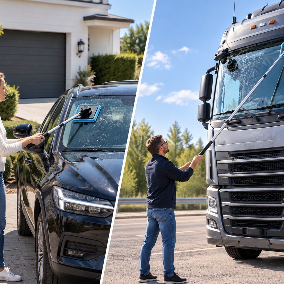 Gebruikt op personenauto en vrachtwagen