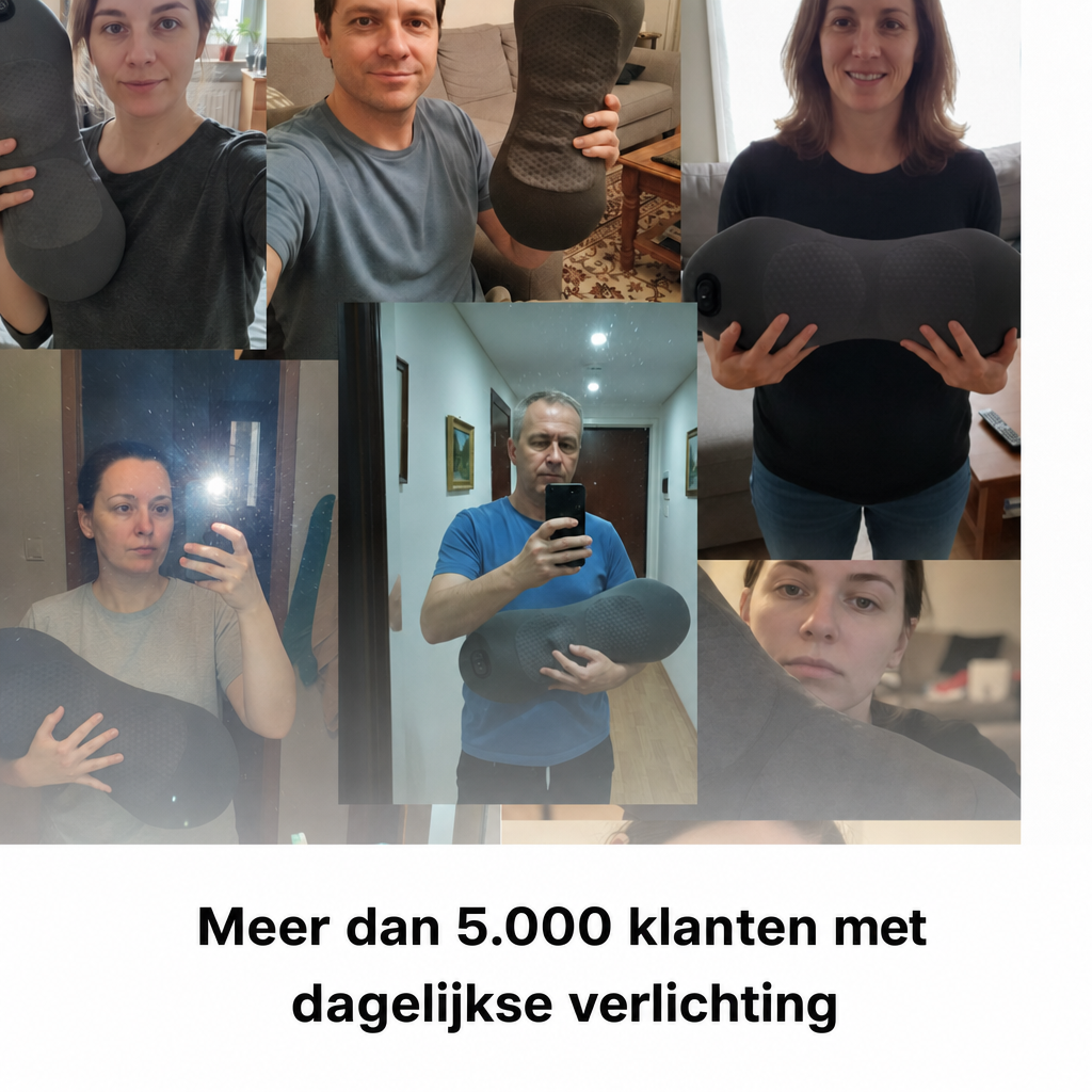 DeepComfort 3-in-1 Ruggmassagekussen – Dagelijkse oplossing voor hernia & ischias