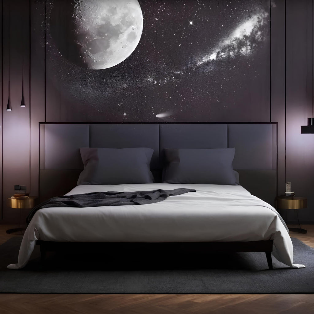 Galaxyprojector – sterren en noorderlicht op het plafond