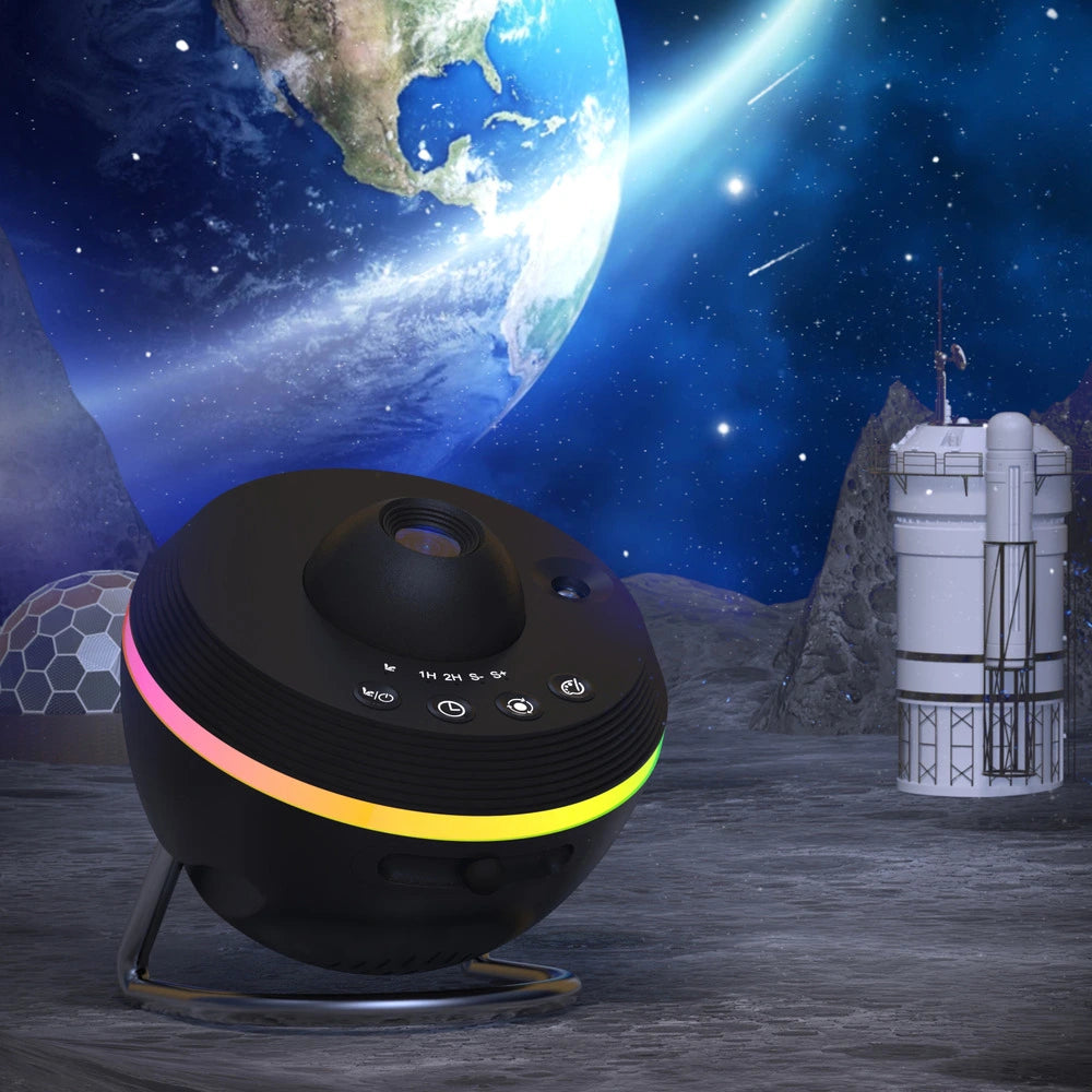 Galaxyprojector – sterren en noorderlicht op het plafond