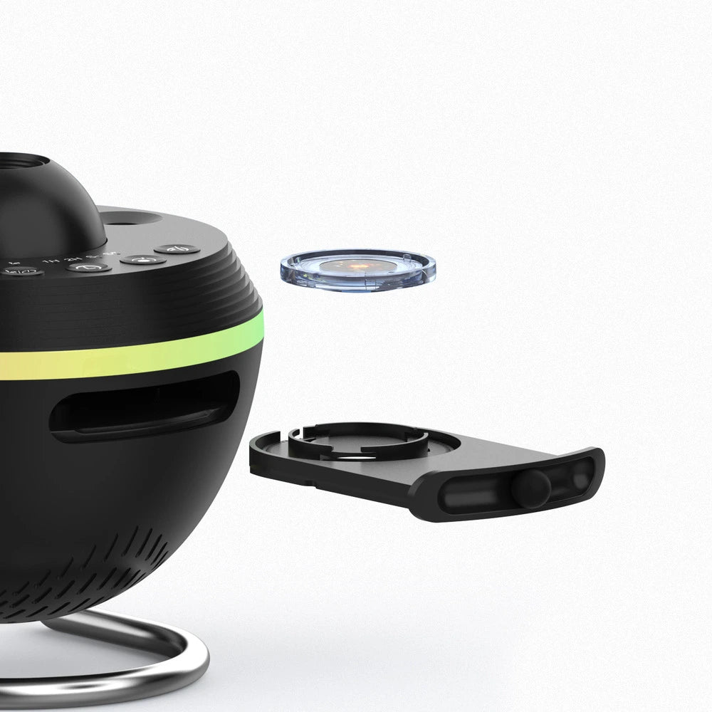 Galaxyprojector – sterren en noorderlicht op het plafond