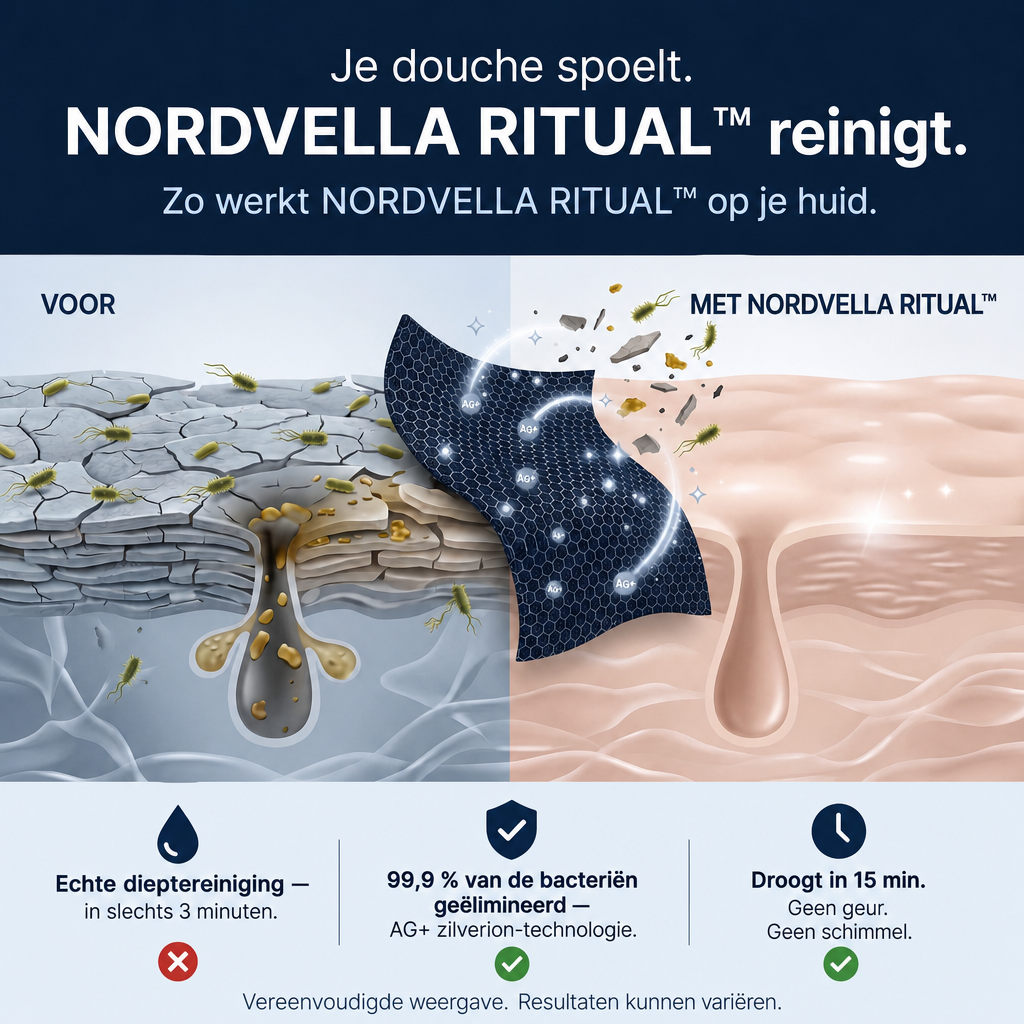 Nordvella Hammam peeling-douchedoek