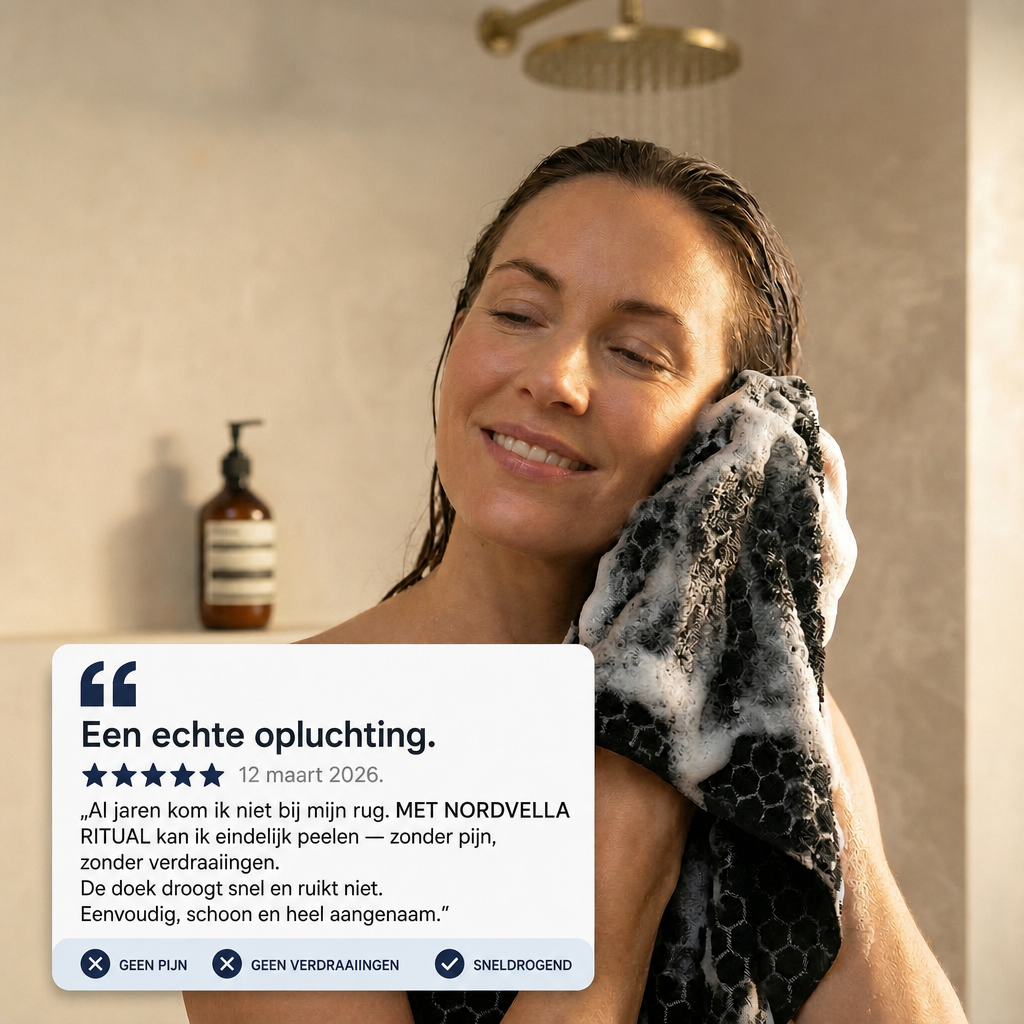 Nordvella Hammam peeling-douchedoek
