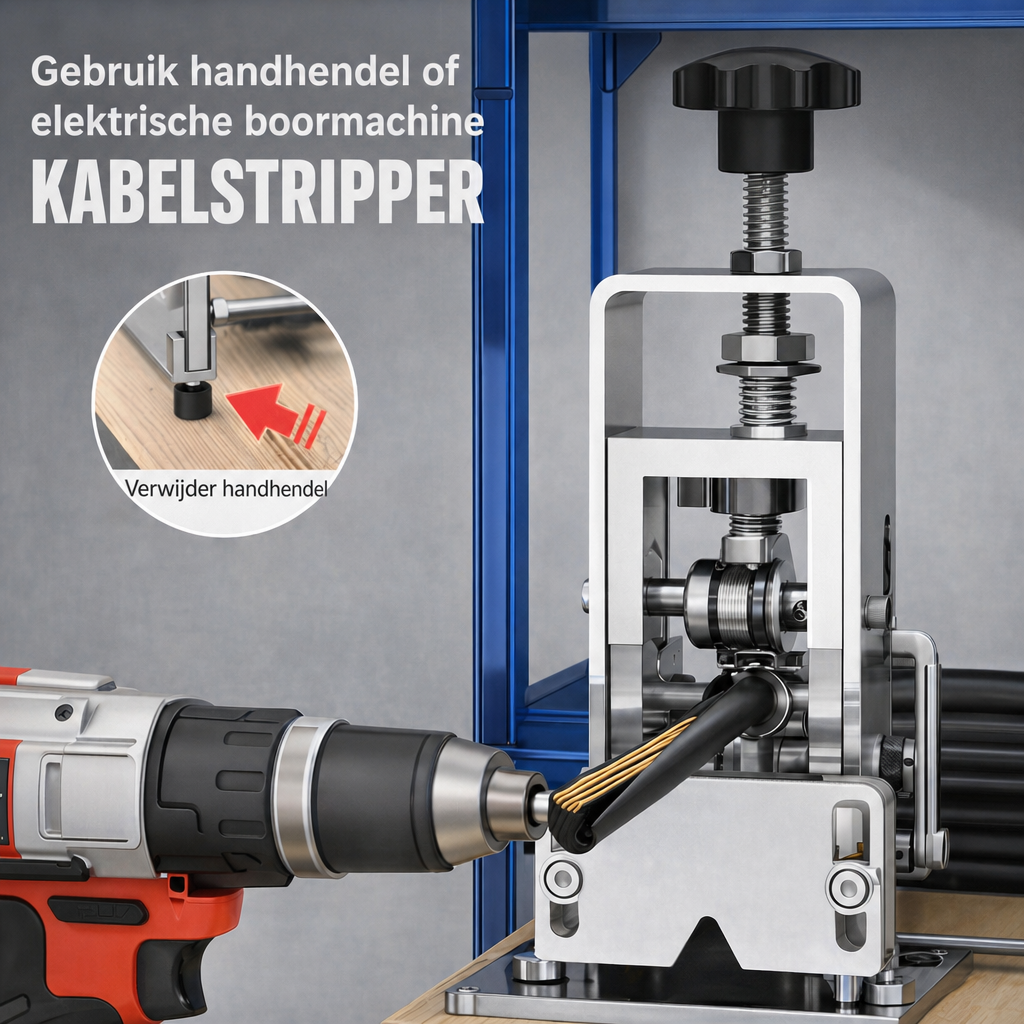 Kabelstripapparaat voor Kabels 1–25 mm