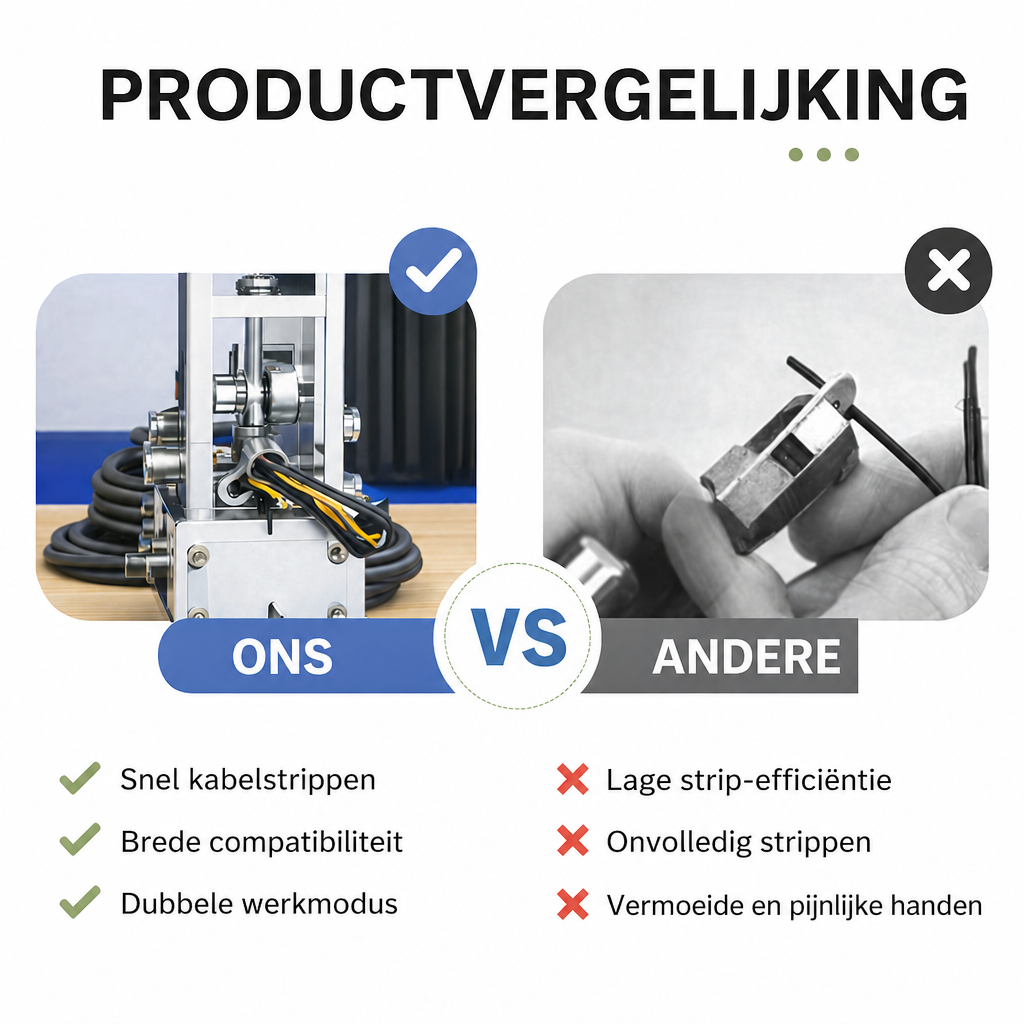 Kabelstripapparaat voor Kabels 1–25 mm
