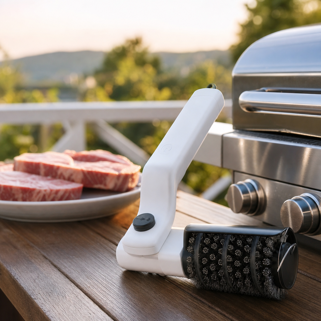 Mastern Elektrische Grillborstel – Glanzende grill in 90 seconden