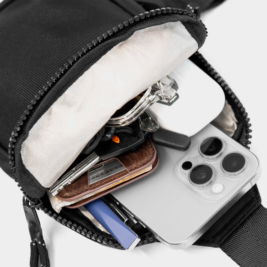 Antidiefstal slingbag – waterdicht met RFID-bescherming