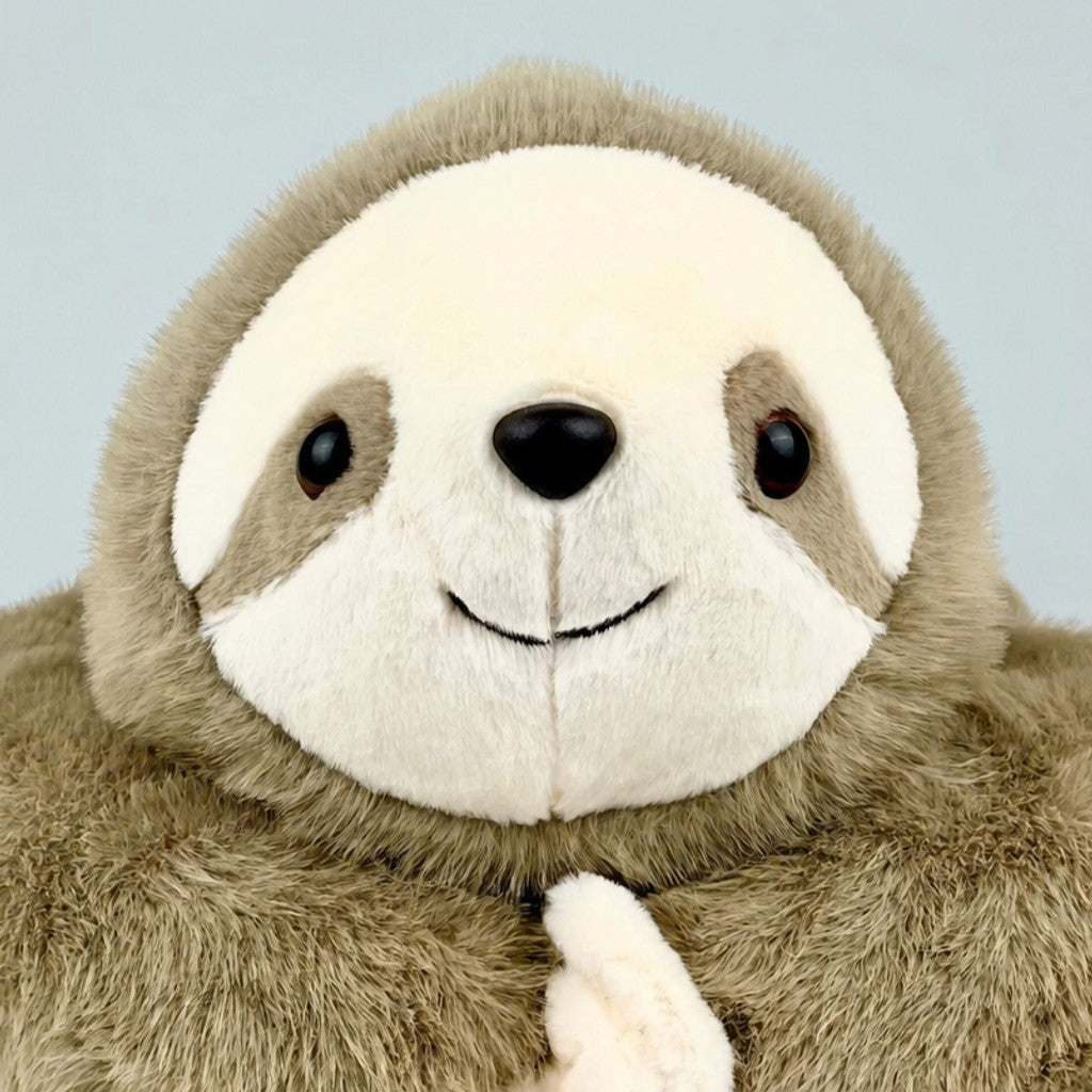 Close-up van de verzwaarde luiaard-knuffel