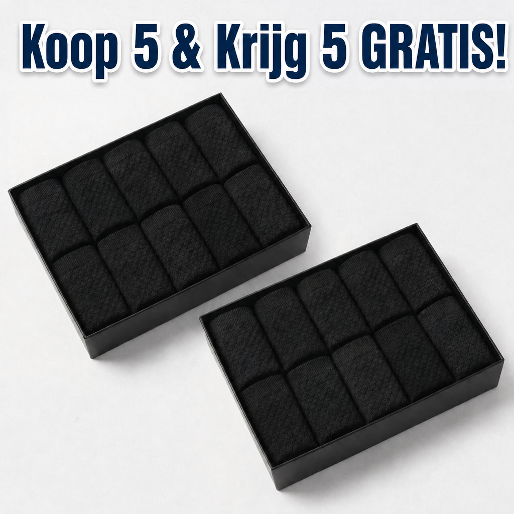 Bamboe Sokken 5-pack / Krijg 5 extra GRATIS