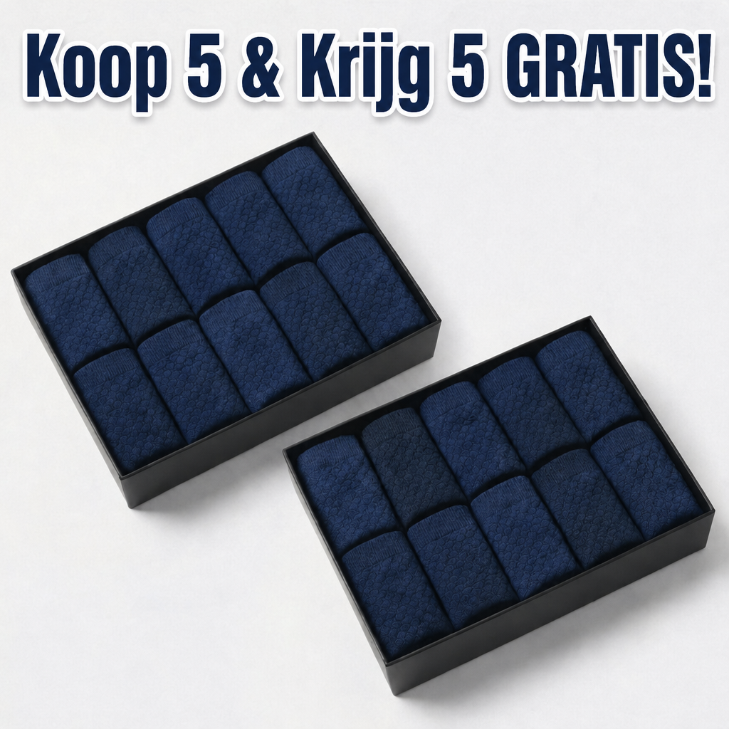 Bamboe Sokken 5-pack / Krijg 5 extra GRATIS