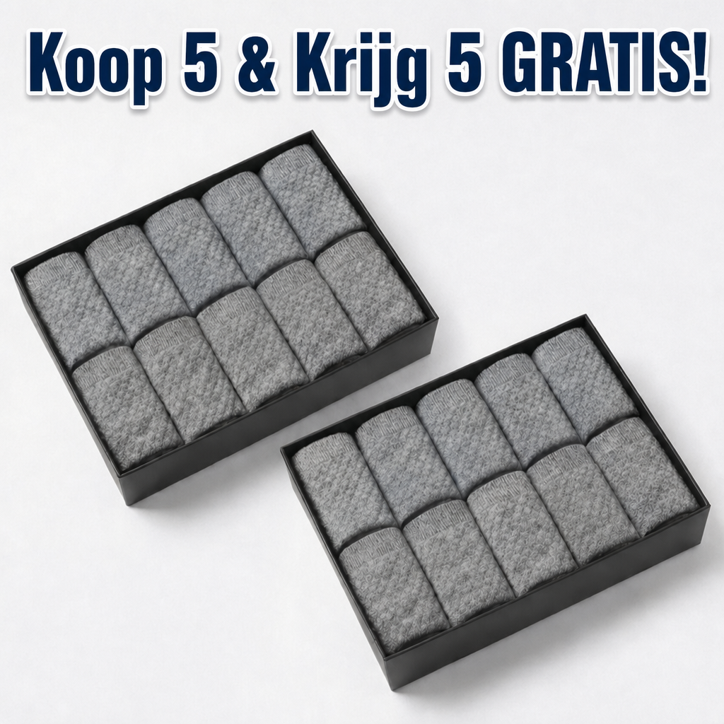 Bamboe Sokken 5-pack / Krijg 5 extra GRATIS