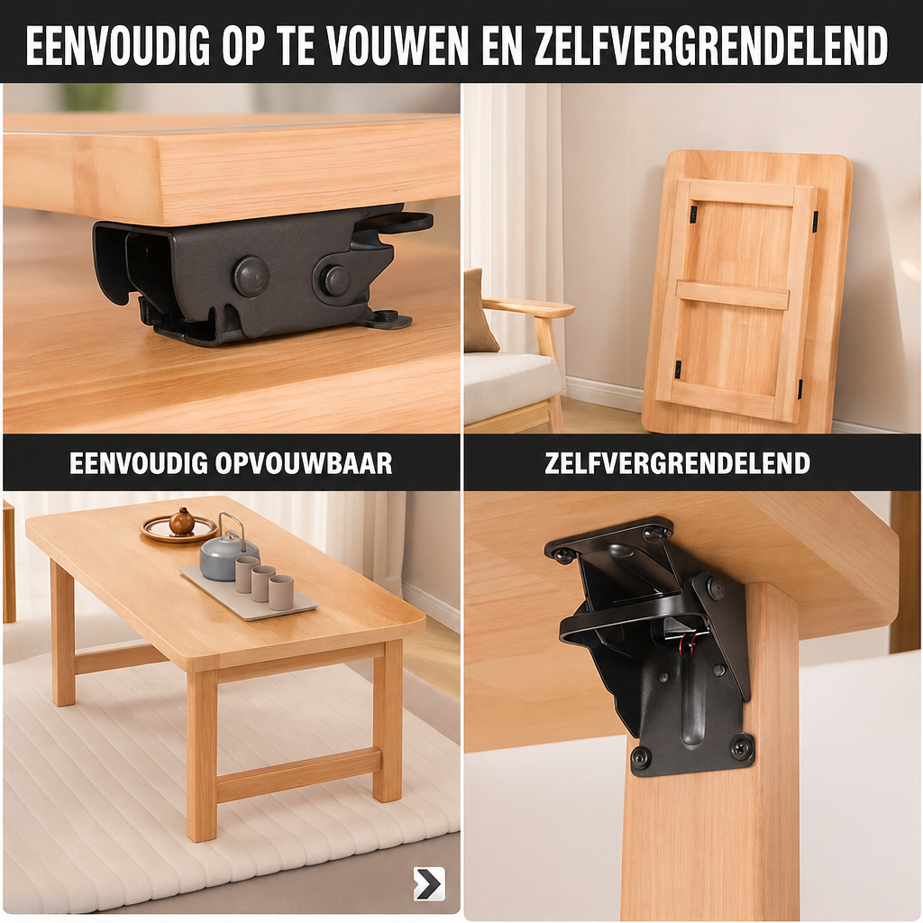Tafelbeenbeugels – Stevige Opvouwbare Tafelpoten met Zelfvergrendelende Scharnieren