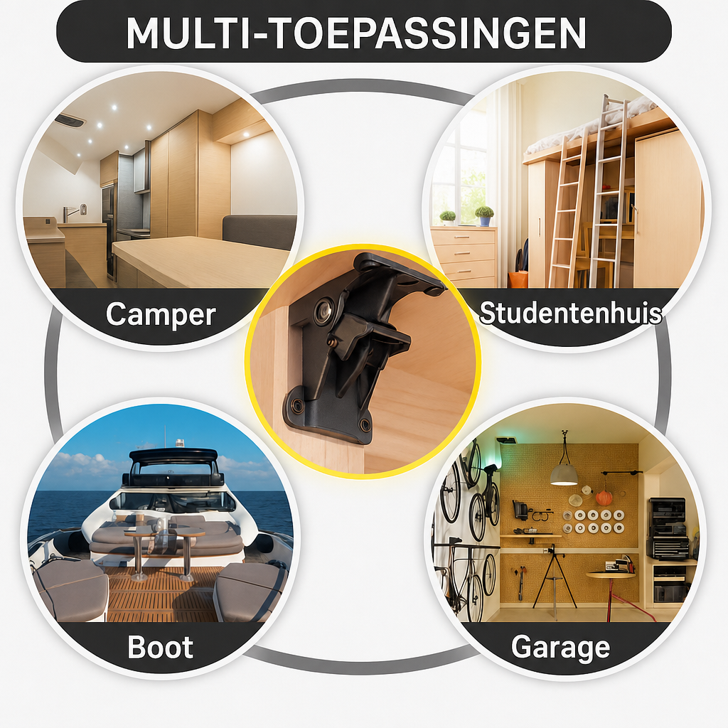 Tafelbeenbeugels – Stevige Opvouwbare Tafelpoten met Zelfvergrendelende Scharnieren